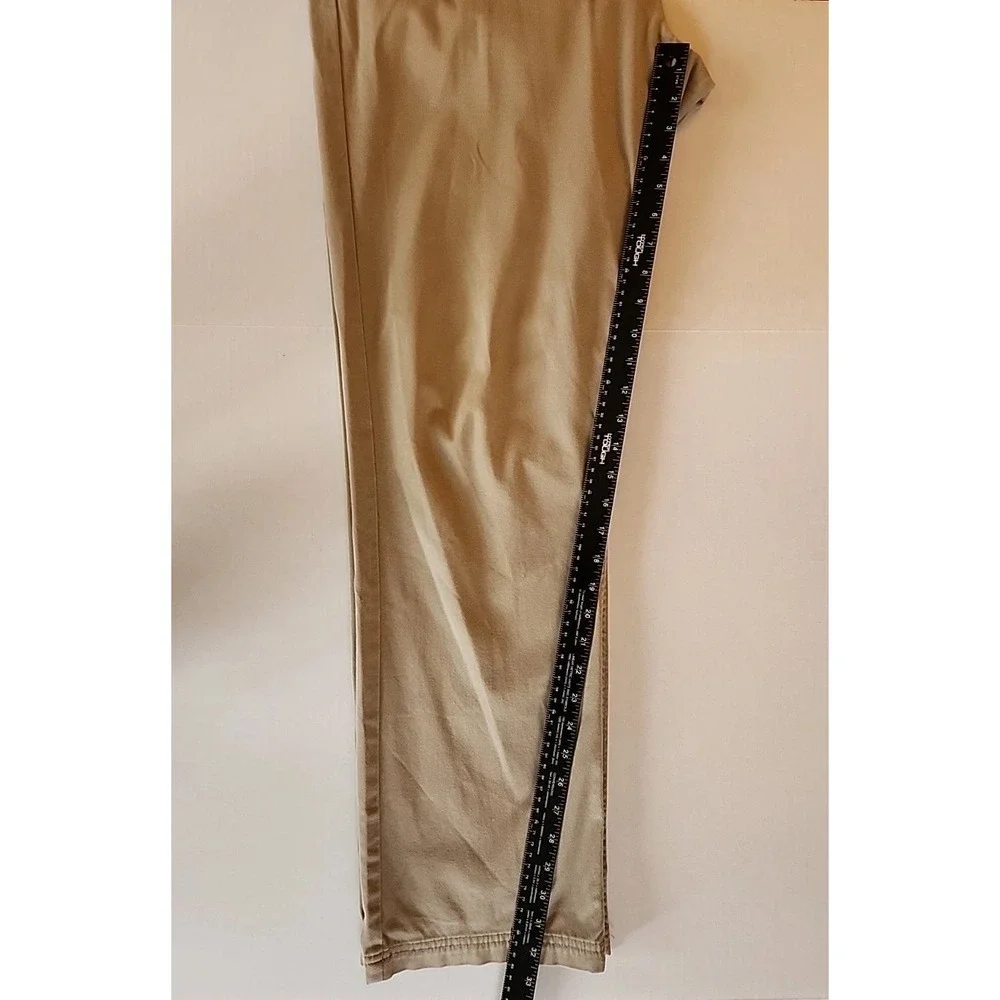 Travis Mathews Pants Sz 38 Performance Stretch Chinos Khaki Tan Golf Preppy READ